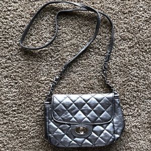 Small silver crossbody purse 👛 Charlotte Russe